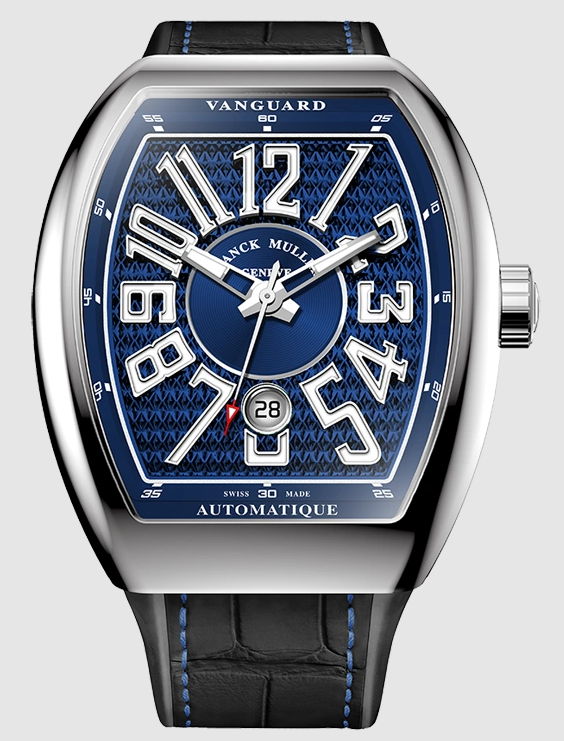 Franck Muller Vanguard Replica Watch V 43 SC DT CLA BU AC BU GRI BLC AC (NR) Franck Muller Vanguard Replica Watch V 43 SC DT CLA BU AC BU GRI BLC AC (NR)